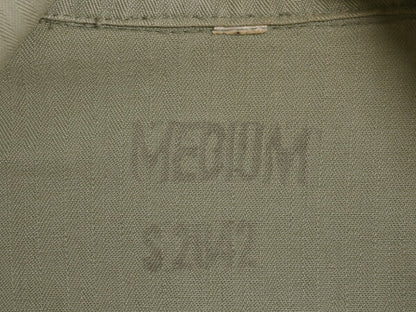 40s ★ 米軍実物 US ARMY M-43 HBT ジャケット MEDIUM / ヴィンテージ ミリタリー ユーティリティ ヘリンボーン 13スター カスタムメイド