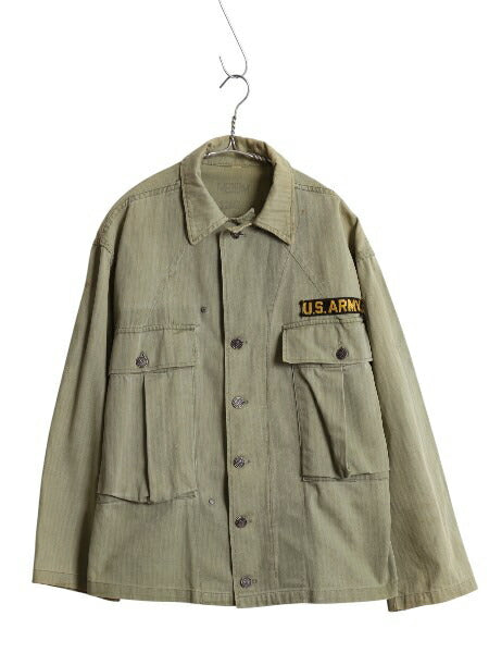 40s ★ 米軍実物 US ARMY M-43 HBT ジャケット MEDIUM / ヴィンテージ ミリタリー ユーティリティ ヘリンボーン 13スター カスタムメイド