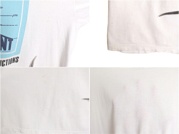 90s ★ HOME IMPROVEMENT ドラマ ロゴ プリント Tシャツ メンズ XL / 90年代 オールド オフィシャル 当時物 イラスト シングルステッチ 白