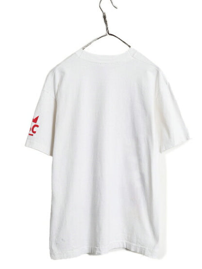 90s ★ ロイヤル シェイクスピア カンパニー アート イラスト プリント Tシャツ メンズ M 古着 オールド 企業 当時物 シングルステッチ 白