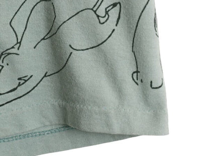 90s USA製 ★ ジェームズ サーバー ドッグ アート イラスト プリント Tシャツ メンズ L オールド アニマル 犬 コミック グラフィック 総柄