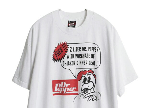 90s USA製 ★ ドクターペッパー 企業 イラスト プリント Tシャツ メンズ XL / オールド 当時物 アニマル シングルステッチ 大きいサイズ 白