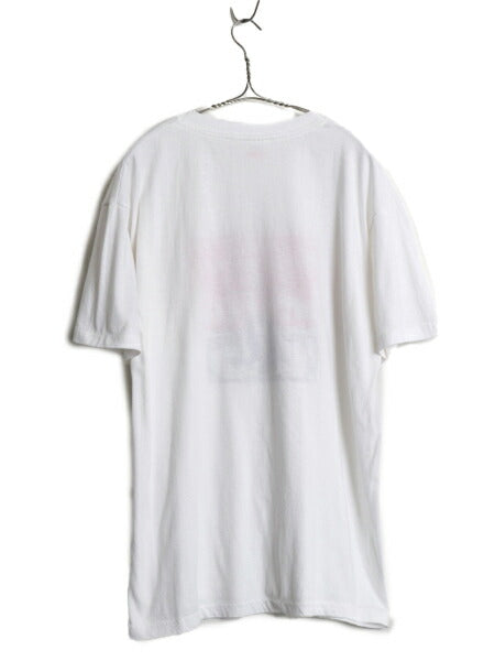 90s ★ GLOBE 企業物 ドル札 イラスト プリント Tシャツ メンズ XL 古着 オールド 当時物 マガジン アート グラフィック シングルステッチ