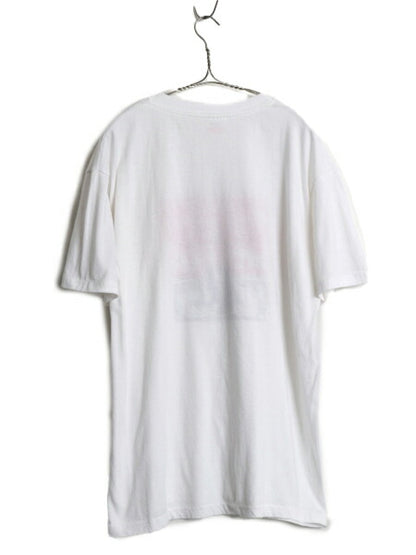 90s ★ GLOBE 企業物 ドル札 イラスト プリント Tシャツ メンズ XL 古着 オールド 当時物 マガジン アート グラフィック シングルステッチ