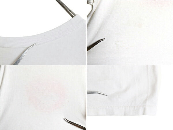 60s 70s USA製 ★ BSA ボーイスカウト 染込み ロゴ プリント Tシャツ メンズ L 小さめ M 程 古着 ヴィンテージ 当時物 シングルステッチ 白