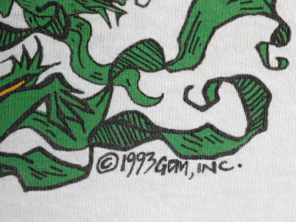 90s USA製 ★ グレイトフルデッド ツアー イラスト プリント Tシャツ メンズ L 当時物 バンド ロック ベア キャラクター リキッドブルー 白