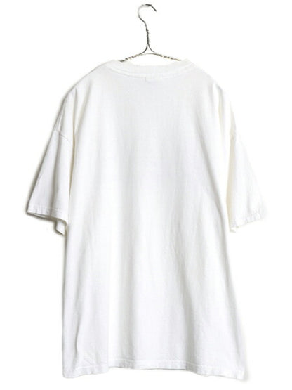 00s ★ 三ばか大将 アート イラスト プリント Tシャツ メンズ XL～ オールド 当時物 ムービー コメディ キャラクター フォト グラフィック 白