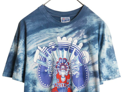 80s USA製 ★ The Who 25周年 Tommy ツアー プリント タイダイ Tシャツ メンズ L 程/ ヴィンテージ イラスト オフィシャル バンド ロック
