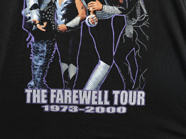 00s ★ キッス ツアー プリント Tシャツ メンズ XXL / 古着 00年代 オールド KISS オフィシャル 当時物 バンド ロック 大きいサイズ 2XL 黒