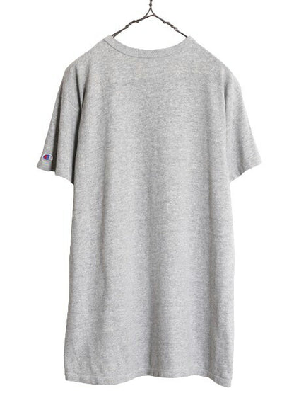80s USA製 ★ チャンピオン オハイオ 3段 染込み カレッジ プリント Tシャツ メンズ L 80年代 ヴィンテージ Champion 88 12 トリコタグ 灰