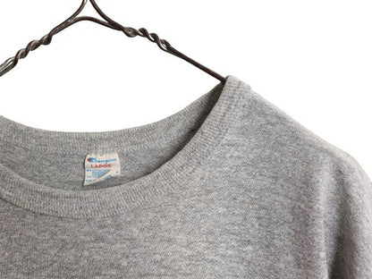 80s USA製 ★ チャンピオン オハイオ 3段 染込み カレッジ プリント Tシャツ メンズ L 80年代 ヴィンテージ Champion 88 12 トリコタグ 灰