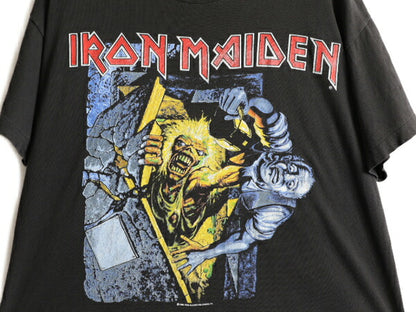 90s USA製 ★ アイアン メイデン 両面 プリント 半袖 Tシャツ ( メンズ L ) 90年代 IRON MAIDEN オフィシャル バンド シングルステッチ 黒