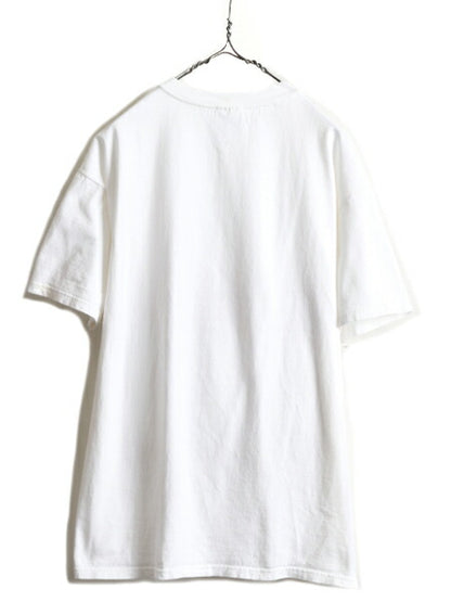 90s ★ WANTED フォト プリント 半袖 T シャツ ( メンズ L ) 90年代 オールド ヘビーウェイト ジョーク 半袖Tシャツ プリントT フォトT 白