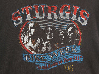 90s ★ スタージス イラスト プリント Tシャツ メンズ XL / 90年代 オールド STURGIS イーグル グラフィック バイク ハーレー ダビットソン