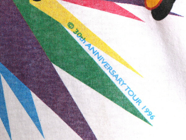 90s ★ ザ モンキーズ ツアー プリント Tシャツ メンズ L / オールド The Monkees オフィシャル 当時物 バンド ロック シングルステッチ 白