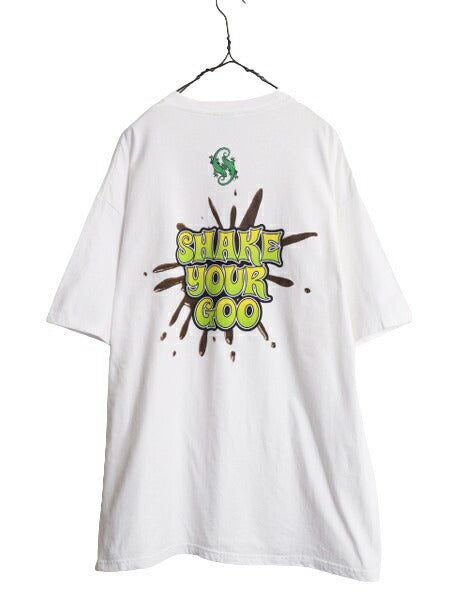 00s ★ MAD マガジン アート イラスト プリント Tシャツ メンズ XL / 00年代 オールド オフィシャル 企業物 当時物 ロラパルーザ フェス 白