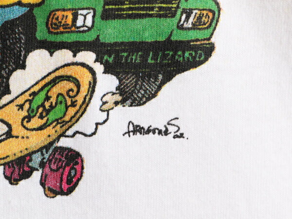 00s ★ MAD マガジン アート イラスト プリント Tシャツ メンズ XL / 00年代 オールド オフィシャル 企業物 当時物 ロラパルーザ フェス 白