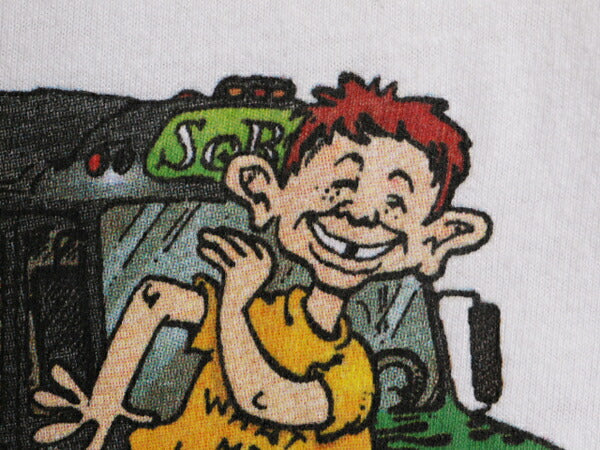 00s ★ MAD マガジン アート イラスト プリント Tシャツ メンズ XL / 00年代 オールド オフィシャル 企業物 当時物 ロラパルーザ フェス 白