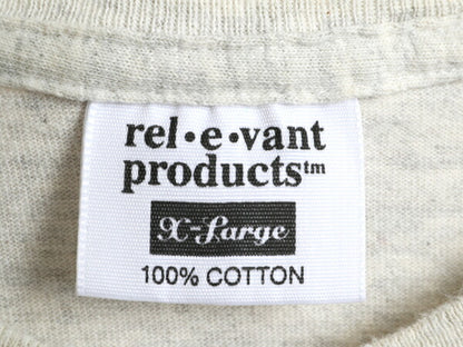 90s USA製 ★ rel e vant products 工具 オールオーバー プリント Tシャツ メンズ XL / 90年代 オールド アート 総柄 シングルステッチ 灰