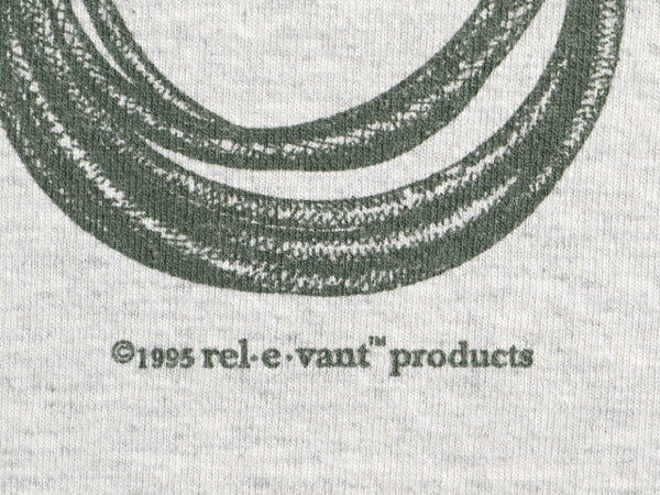 90s USA製 ★ rel e vant products 工具 オールオーバー プリント Tシャツ メンズ XL / 90年代 オールド アート 総柄 シングルステッチ 灰