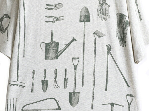 90s USA製 ★ rel e vant products 工具 オールオーバー プリント Tシャツ メンズ XL / 90年代 オールド アート 総柄 シングルステッチ 灰