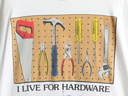 90s USA製 ★ HOME IMPROVEMENT ドラマ プリント Tシャツ メンズ XL / 90年代 映画 ムービー 工具 アート 白 オフィシャル 当時物 イラスト