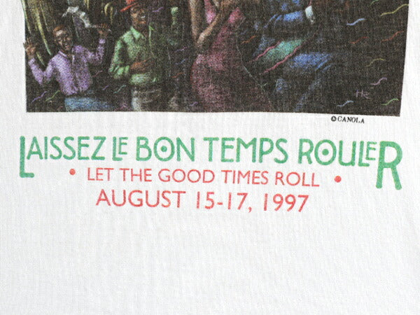 90s USA製 ★ ジャズ アート プリント Tシャツ ( メンズ XL ) 90年代 オールド JAZZ 芸術 イラスト シングルステッチ 白 ヘビーウェイト