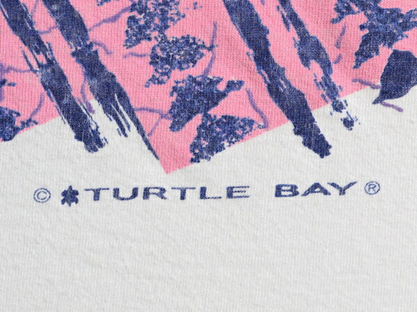 80s USA製 大きいサイズ XXXL ★ アート 大判 発泡 プリント 半袖 Tシャツ メンズ 3XL / 80年代 ビンテージ イラスト シングルステッチ 白