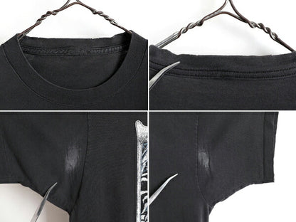 90s ★ アリスインチェインズ ひまわり アート プリント Tシャツ メンズ XL / 90年代 オフィシャル AliceinChains 当時物 バンド ロック 黒