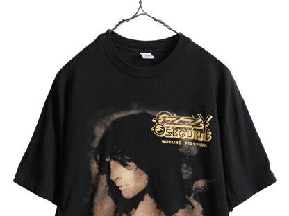 90s USA製 ★ オジー オズボーン ツアー 両面 プリント Tシャツ メンズ XL / 90年代 OZZY OSBOURNE オフィシャル 当時物 ロック バンド 黒