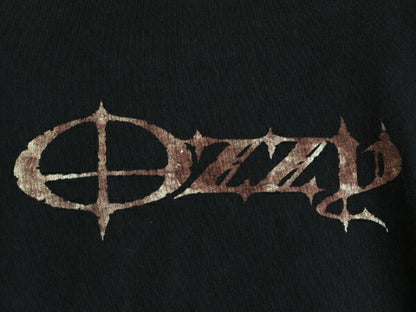 00s ★ オジー オズボーン 両面 プリント Tシャツ メンズ L 00年代 OZZY OSBOURNE オフィシャル 当時物 黒 バンド ロック シングルステッチ