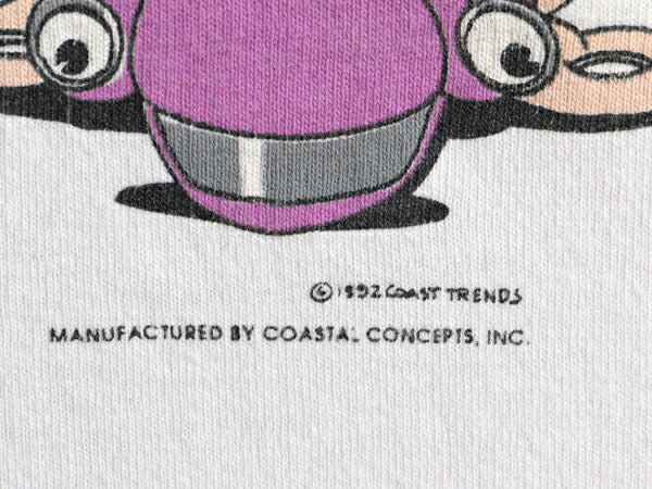 90s ★ ワーゲン 四十八手 イラスト 両面 プリント Tシャツ メンズ M 程/ 90年代 オールド キャラクター エロ SEX アート シングルステッチ