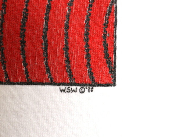 80s USA製 ★ ジェームス ディーン イラスト プリント Tシャツ メンズ M 古着 ヴィンテージ 俳優 アート グラフィック シングルステッチ 白