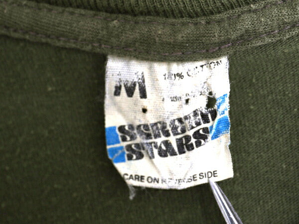 80s USA製 ★ クラッシュ ツアー プリント Tシャツ メンズ S 程 ヴィンテージ 当時物 オフィシャル バンド パンク ロック シングルステッチ