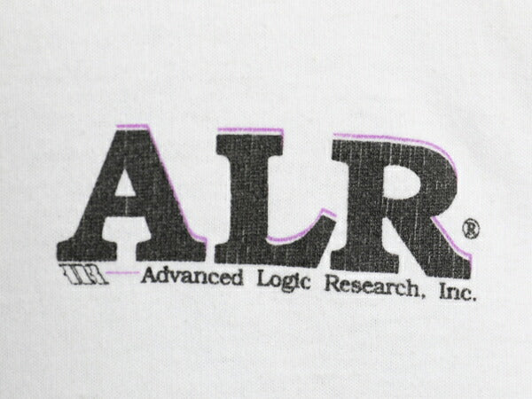 90s USA製 ★ 企業 アート イラスト プリント Tシャツ メンズ XL オールド グラフィック シングルステッチ コンピューター 大きいサイズ 白
