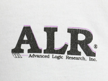 90s USA製 ★ 企業 アート イラスト プリント Tシャツ メンズ XL オールド グラフィック シングルステッチ コンピューター 大きいサイズ 白