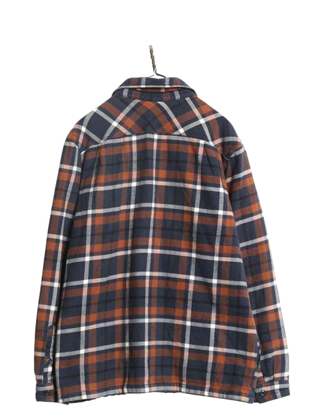 パタゴニア インサレーテッド フィヨルド フランネル シャツ ジャケット メンズ L / 18年製 ネルシャツ 中綿 キルティング ライナー付き