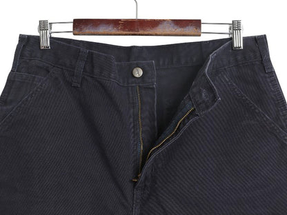 US企画 カーハート ウォッシュド ダック ペインター パンツ メンズ 34 34 / ワーク ストレート ヘビーウェイト ボトムス ネイビー ゆったり