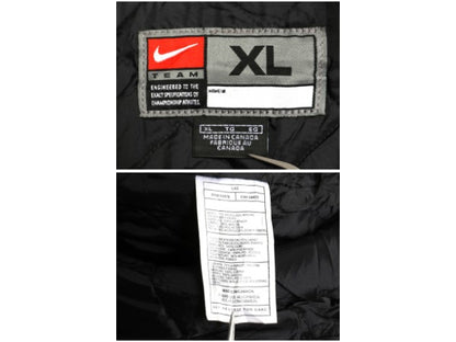 00s ナイキ ジャイアンツ 袖 本革 レザー ウール スタジャン メンズ XL / オールド NFL オフィシャル 中綿 スウッシュ アワード ジャケット