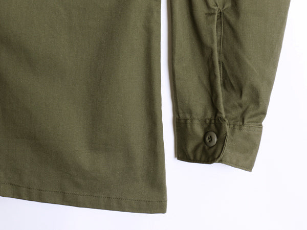 デッドストック 80s 米軍実物 US ARMY ユーティリティ シャツ M 程 新品 87年製 ヴィンテージ ミリタリー 軍物 OG507 長袖シャツ ボックス