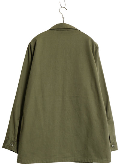 デッドストック 80s 米軍実物 US ARMY ユーティリティ シャツ M 程 新品 87年製 ヴィンテージ ミリタリー 軍物 OG507 長袖シャツ ボックス