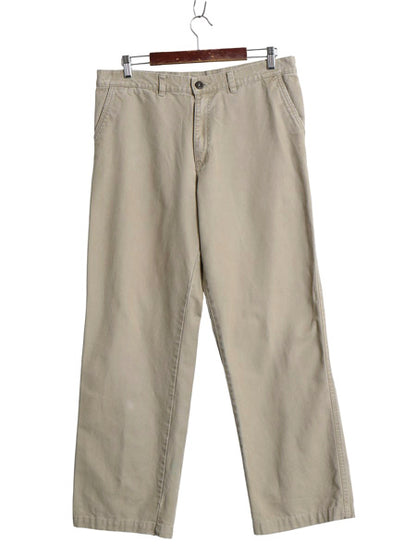 00s パタゴニア オーガニック コットン ダック パンツ メンズ 33 / オールド 06年製 アウトドア ストレート ノータック ワーク キャンバス