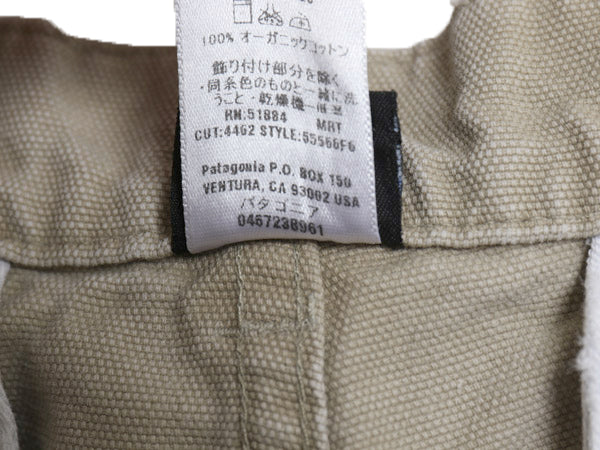 00s パタゴニア オーガニック コットン ダック パンツ メンズ 33