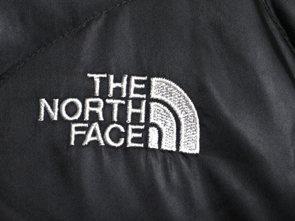US企画 ノースフェイス ナイロン ダウン ジャケット レディース S / アウトドア 550 フィル フルジップ キルティング パッカブル ブラック