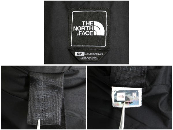 US企画 ノースフェイス ナイロン ダウン ジャケット レディース S / アウトドア 550 フィル フルジップ キルティング パッカブル ブラック