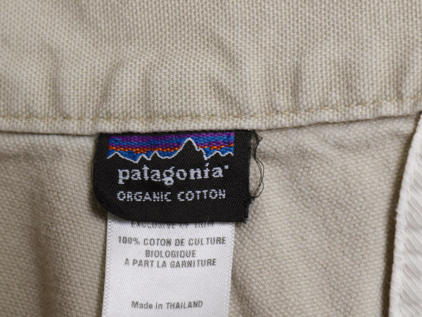 パタゴニア オーガニック コットン ダック パンツ メンズ 34 / 古着 10年製 アウトドア ストレート ノータック ワーク キャンバス ボトムス