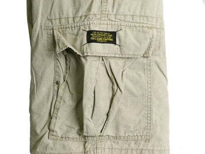 ■ ラルフローレン カーゴ ショートパンツ メンズ 34 / 古着 POLO JEANS ショーツ ポロ 短パン ミリタリー タイプ コットン リップストップ