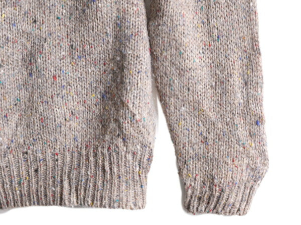 80s OLD GAP タートルネック デザイン ニット セーター メンズ レディース M / 80年代 ヴィンテージ オールド ギャップ アーガイル ネップ