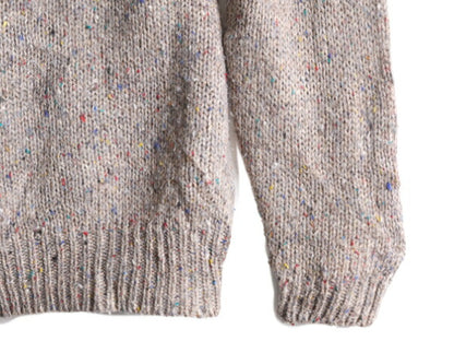 80s OLD GAP タートルネック デザイン ニット セーター メンズ レディース M / 80年代 ヴィンテージ オールド ギャップ アーガイル ネップ