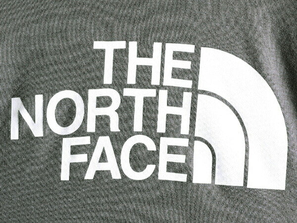 ノースフェイス プリント スウェット フード パーカー メンズ M 古着 The North Face アウトドア プルオーバー 裏起毛 トレーナー 灰 薄手